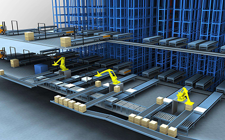 石家莊雙進深貨位式巷道堆垛機系統(tǒng)